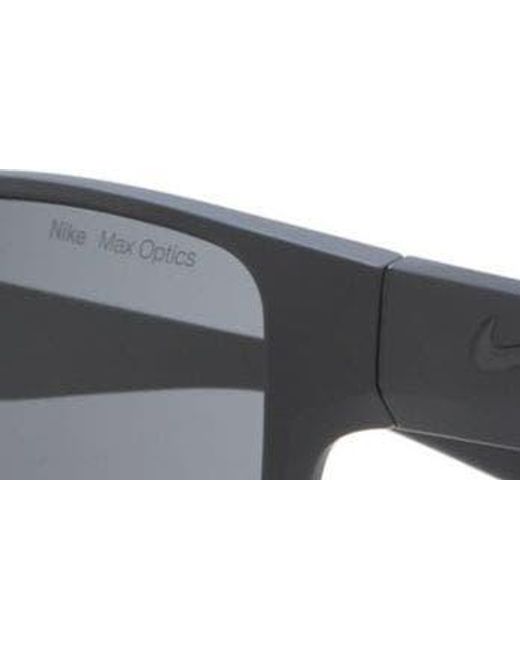 Nike Gray Essential Venture 59mm Square Sunglasses for men
