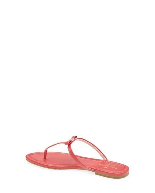 Kate Spade Red Penny Sandal