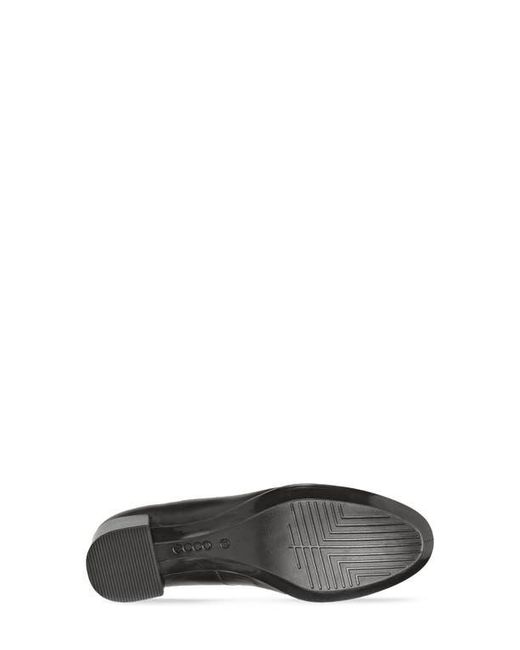 Ecco Black Block Heel Pump