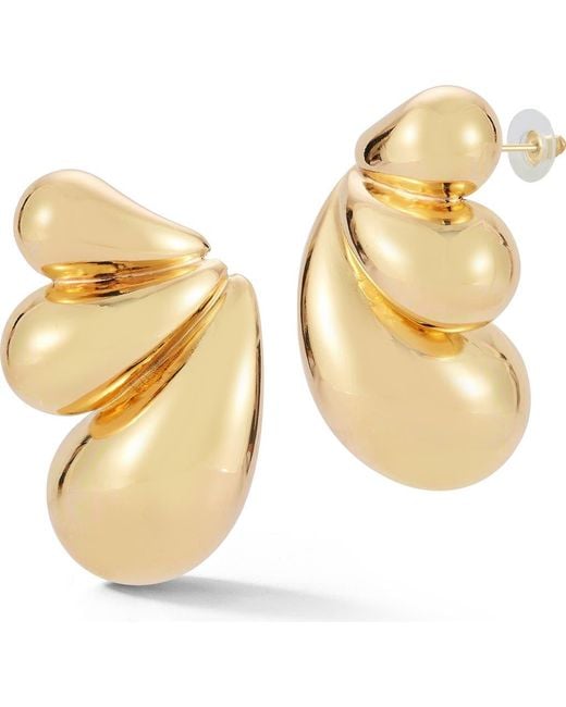 Sphera Milano Metallic Statement Stud Earrings