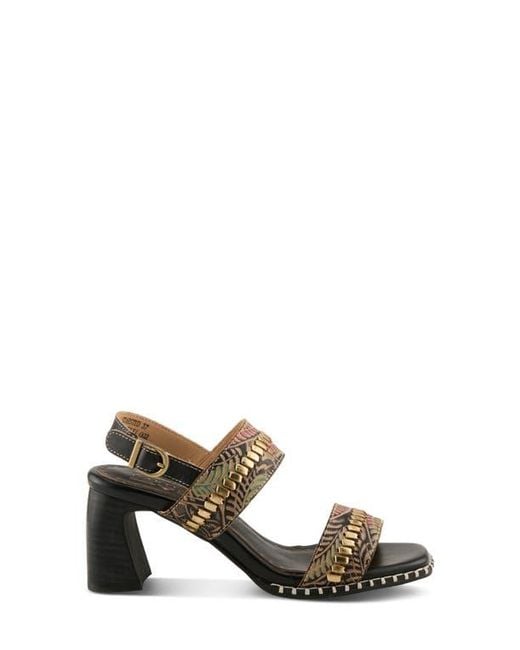 Spring Step Metallic Starstud Slingback Sandal
