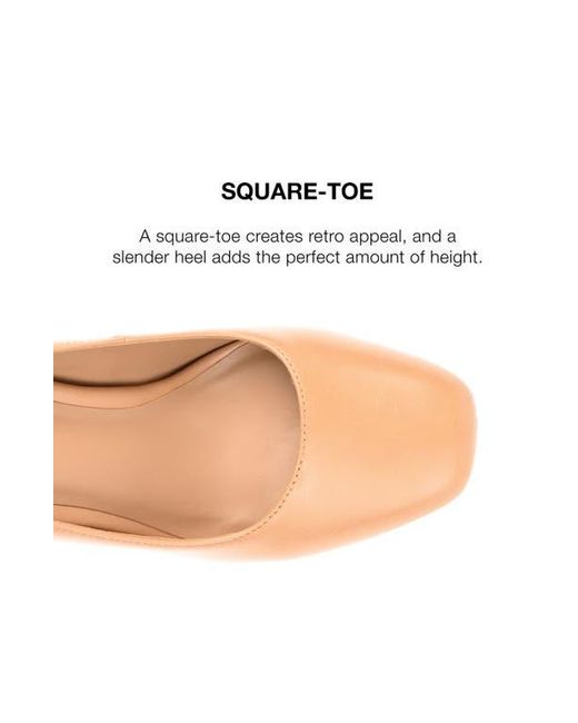 Journee Collection Natural Monalee Pump