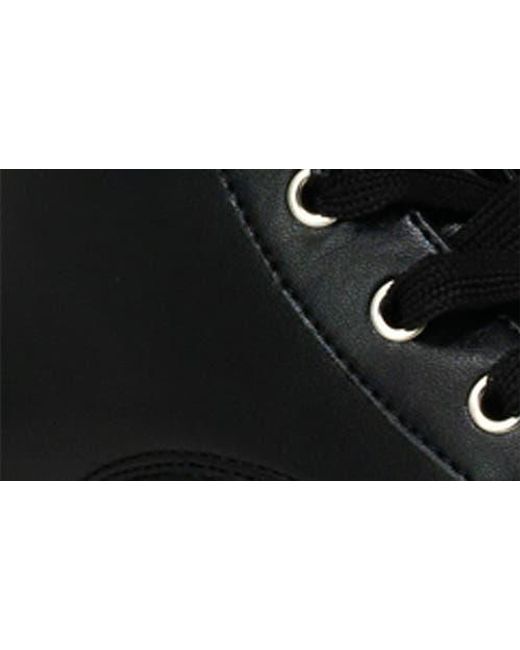 In Touch Footwear Black Mira Studded Lug Combat Boot