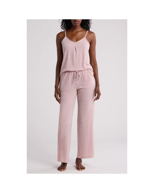 Danskin Gauze Cami Pajama Set in Pink Lyst