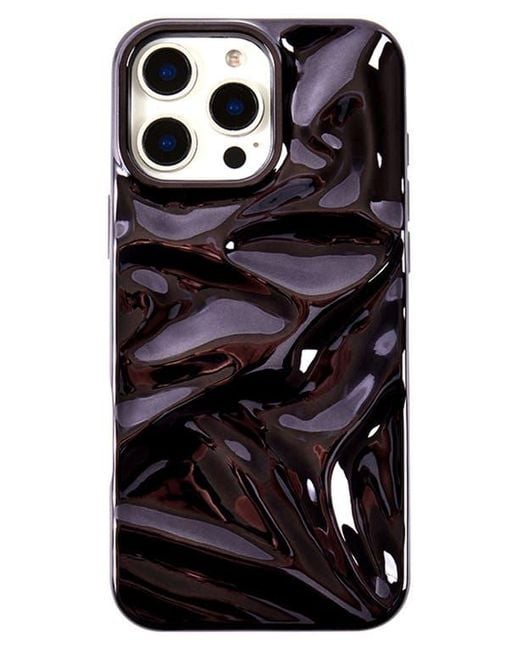 Auramma Black Crinkle Iphone 16 Pro Max Case