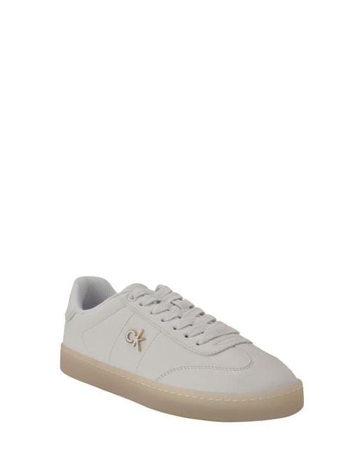 Calvin Klein White Nicala Low Top Sneaker