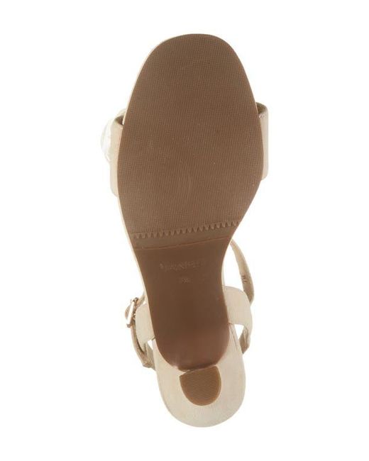 Vaneli Natural Lapis Rosette Sandal