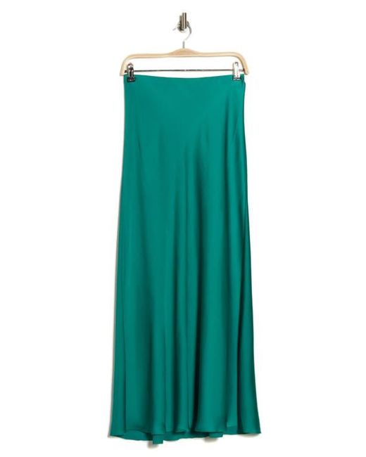 Rag & Bone Green Wren Bias Cut Maxi Skirt