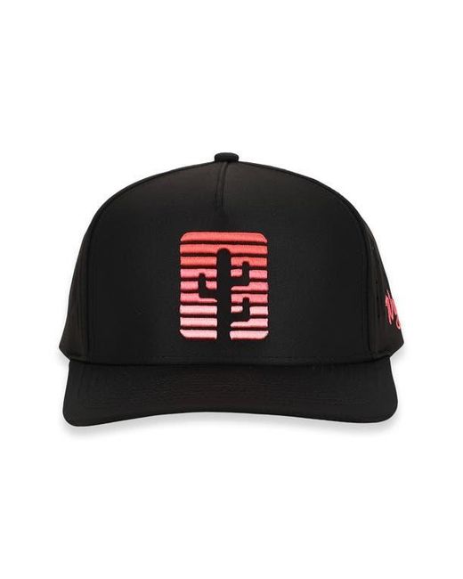 Waggle Black Mirage Baseball Cap for men