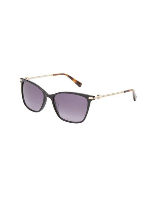 Ted Baker Black 55Mm Gradient Square Sunglasses