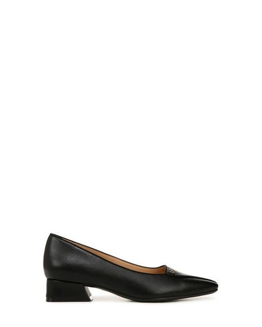 Naturalizer Black Faux Leather Envelope-Flap Pumps