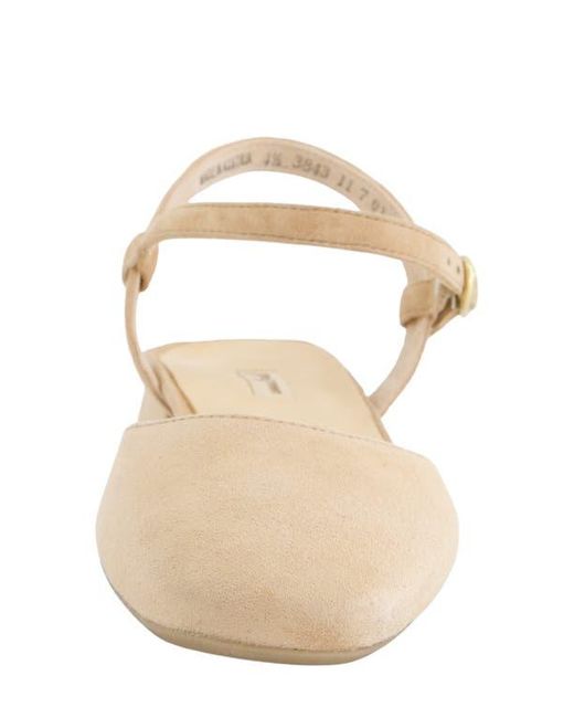 Paul Green Natural Bianca Ankle Strap Pump