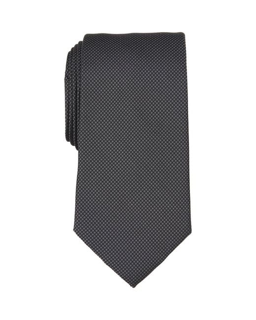 Ted Baker Gray Textured Solid Silk Blend Tie for men
