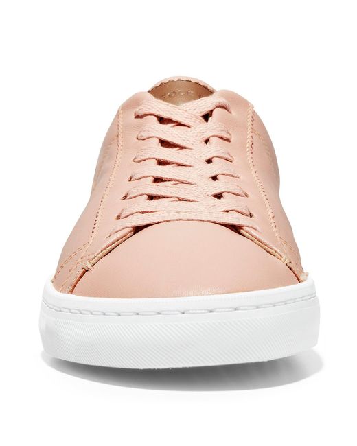 cole haan margo lace up white