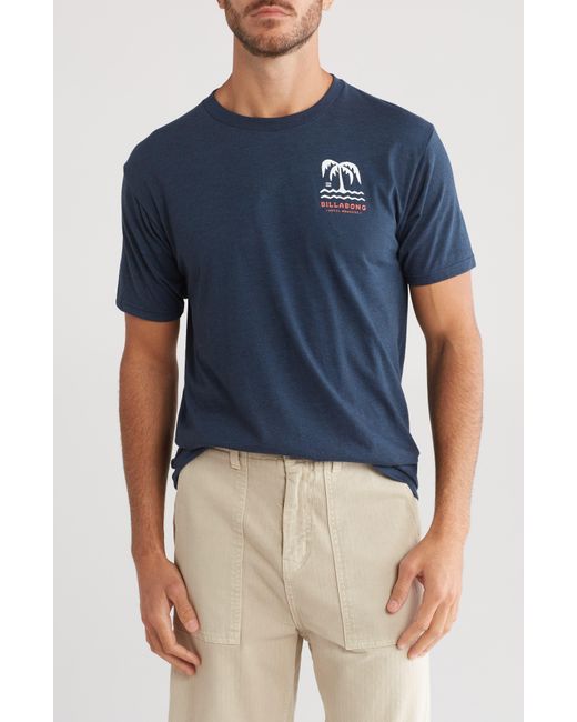 Billabong Blue Chiller Graphic T-shirt for men