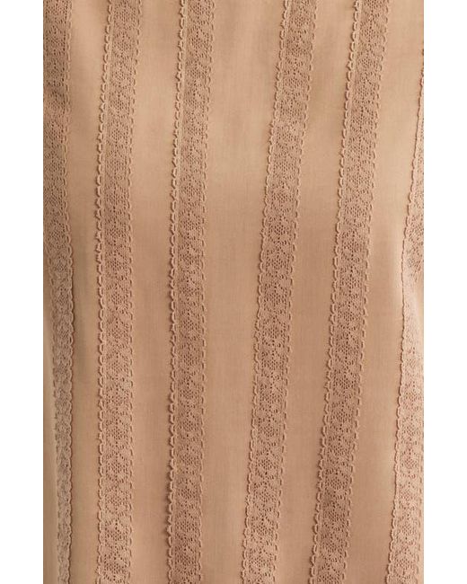 Wit & Wisdom Blue Sleeveless Mock Neck Shell