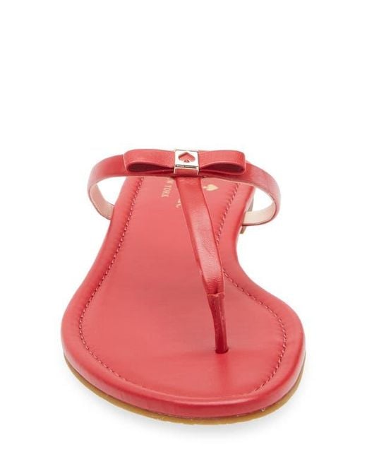 Kate Spade Red Penny Sandal