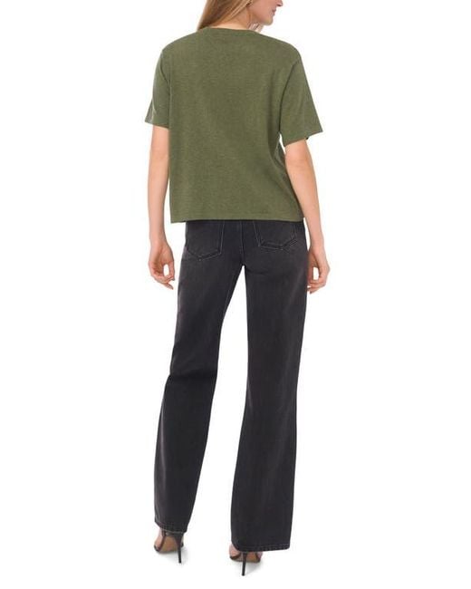 Halogen® Green Pocket T-Shirt
