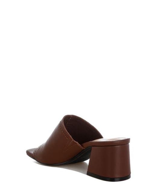 Rag & Co Brown Wuling Slide Sandal