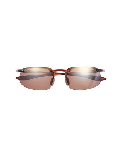 Maui Jim Brown Polarized Rectangular Sunglasses