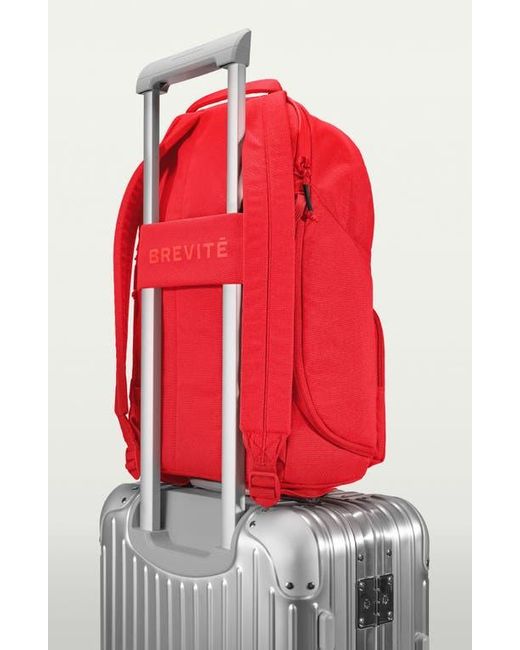 Brevite Red The Water Resistant Backpack