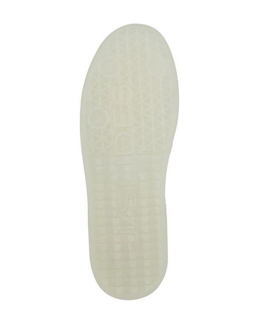 J/Slides White Hunter Leather Sneaker