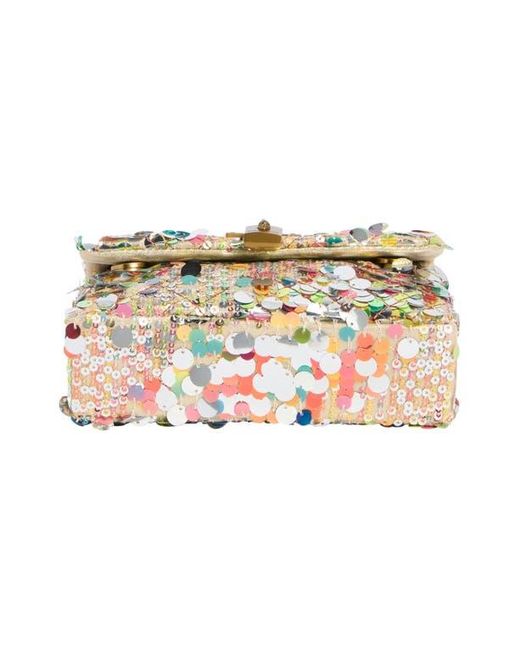 Kurt Geiger Metallic Sequin Mini Brixton Crossbody Bag