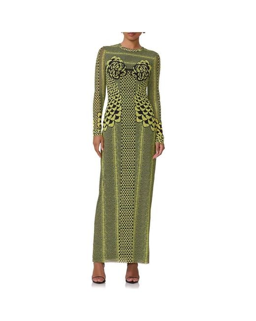 AFRM Didi Long Sleeve Mesh Maxi Dress in Green | Lyst AFRM Didi Long Sleeve Mesh Maxi Dress in Green | Lyst