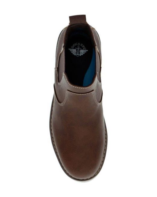 Dockers Brown Dylan Chelsea Boot for men