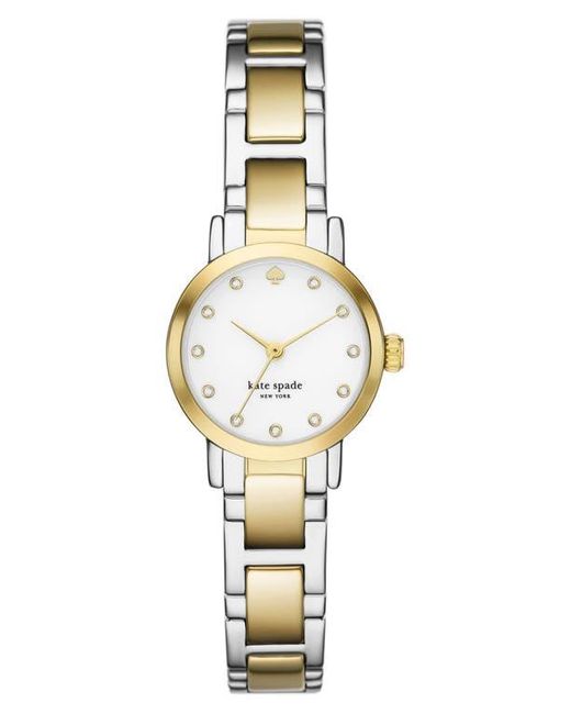 Kate Spade Metallic Gramercy Three-hand Two-tone Watch 25mm for men