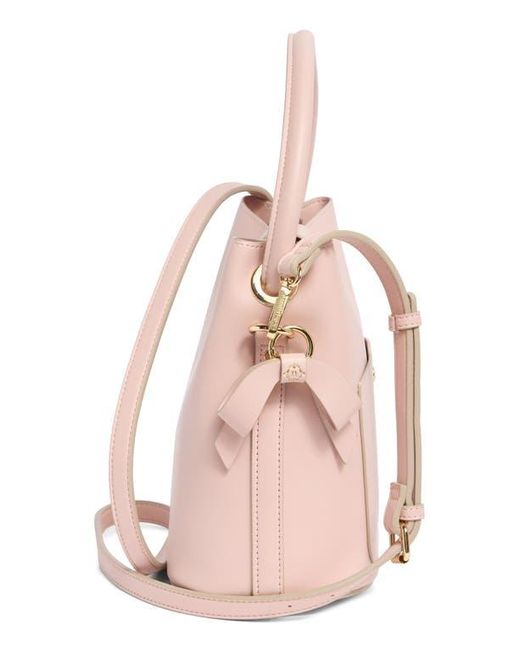 Nanette Lepore Pink Convertible Bucket Bag