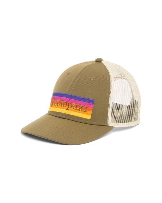 COTOPAXI Multicolor On The Horizon Trucker Hat for men