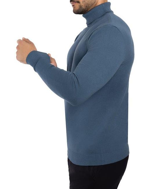 Xray Jeans Blue Turtleneck Pullover Sweater for men