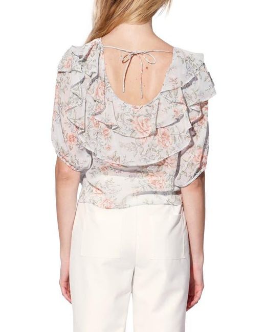 Walter Baker Multicolor Debra Ruffle Top
