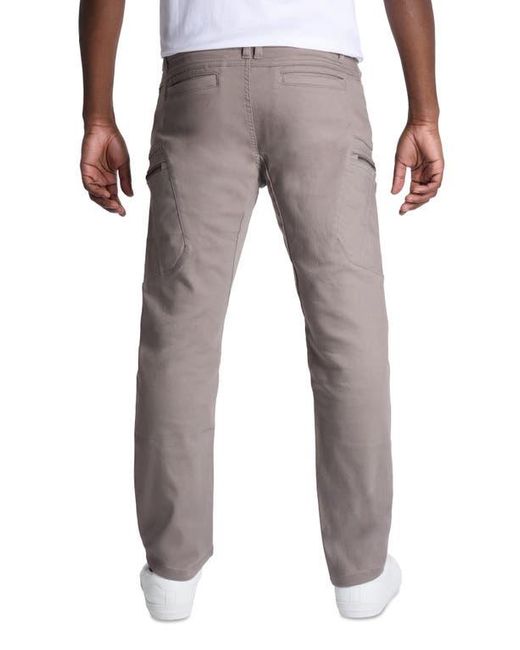 Xray Jeans Gray Slim Fit Cotton Cargo Pants for men