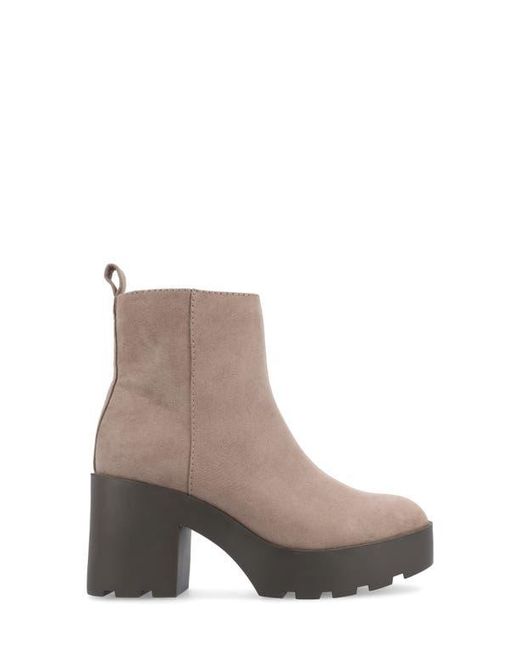 Journee Collection Brown Cassidy Bootie