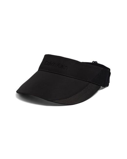 Calvin Klein Black Mesh Panel Visor