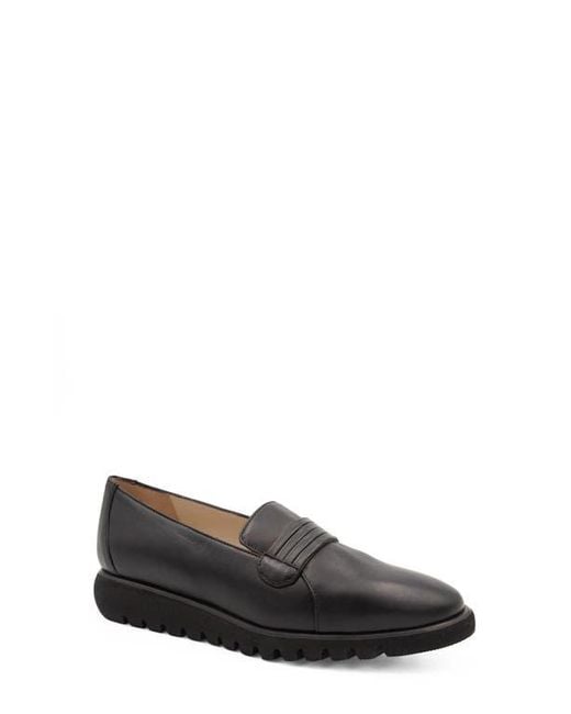 Amalfi by Rangoni Black Epidoterro Wedge Loafer