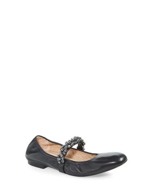 Stuart Weitzman Blue Poppy Mary Jane Ballet Flat