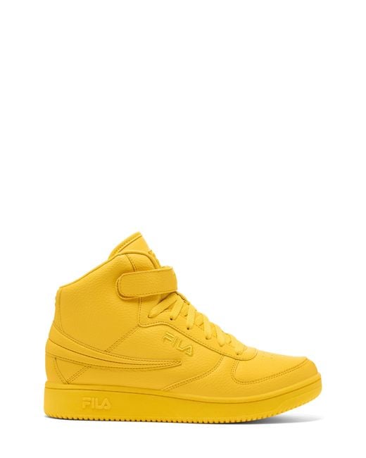 Fila Yellow A-high High Top Sneaker for men