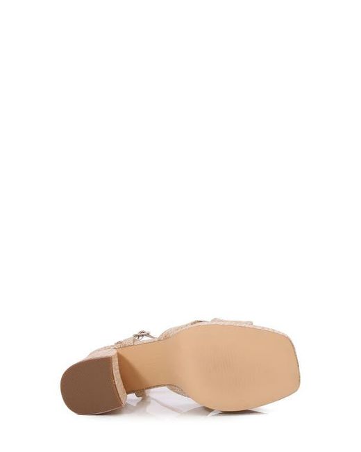 BERNESS Pink Guadalupe Platform Sandal
