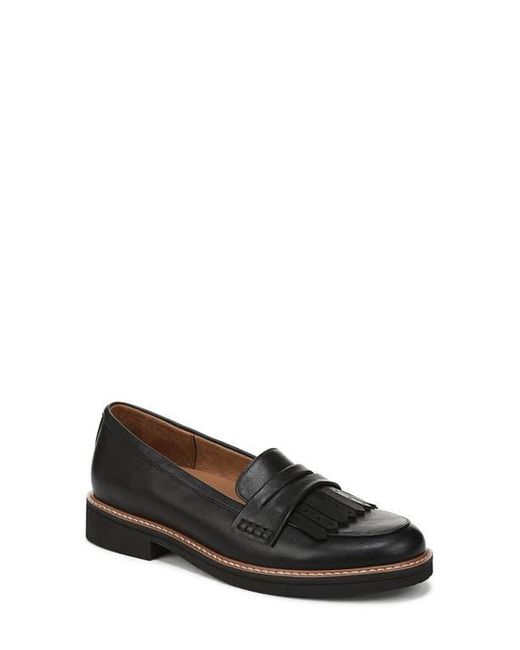 Naturalizer Black Pacey Kiltie Fringe Loafer