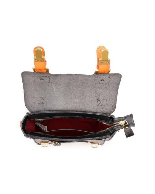 Old Trend Black Aster Mini Leather Satchel