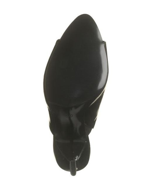 Steve Madden Dayla Peep Toe Mule in Black | Lyst