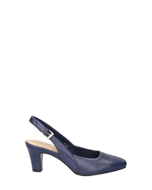 Easy Street Blue Ritsa Slingback Pump