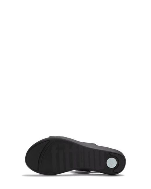 Fitflop Black Flowform Platform Sandal