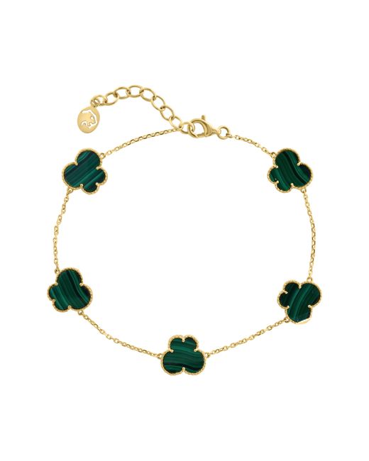 Effy Malachite Floral Bracelet Lyst