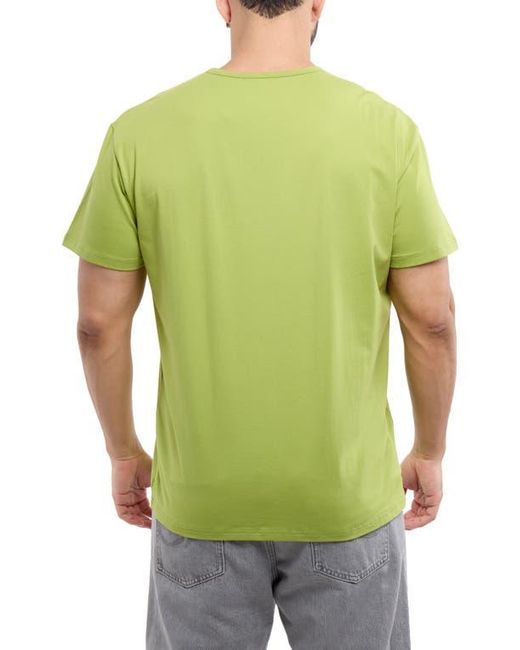Xray Jeans Yellow Flex Crewneck T-Shirt for men