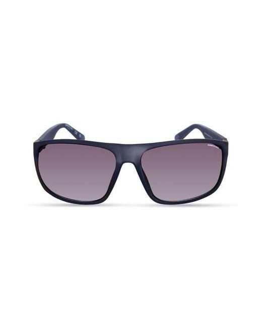 Kenneth Cole Blue 66Mm Rectangle Sunglasses for men