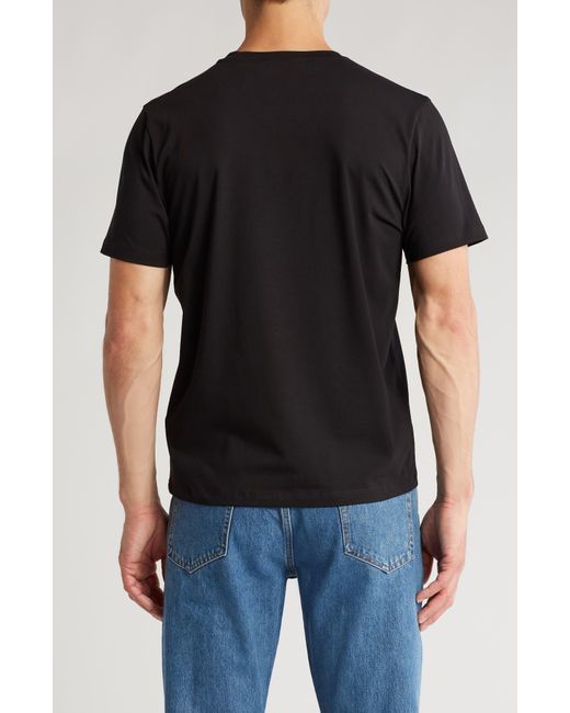 7 For All Mankind Black Luxe Performance T-shirt for men